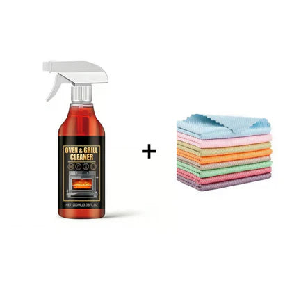 🧼 ¡COMPRA 2 Y LLÉVATE 1 GRATIS! ✨ Spray limpiador para horno y parrilla: disuelve la grasa en 5 minutos, sin frotar y elimina los olores 🔥