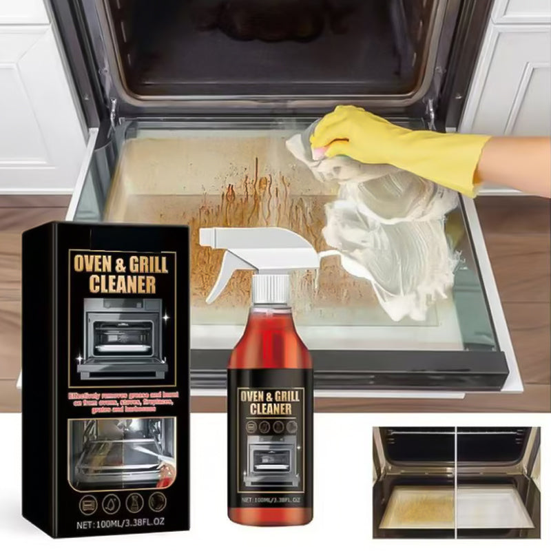 🧼 ¡COMPRA 2 Y LLÉVATE 1 GRATIS! ✨ Spray limpiador para horno y parrilla: disuelve la grasa en 5 minutos, sin frotar y elimina los olores 🔥