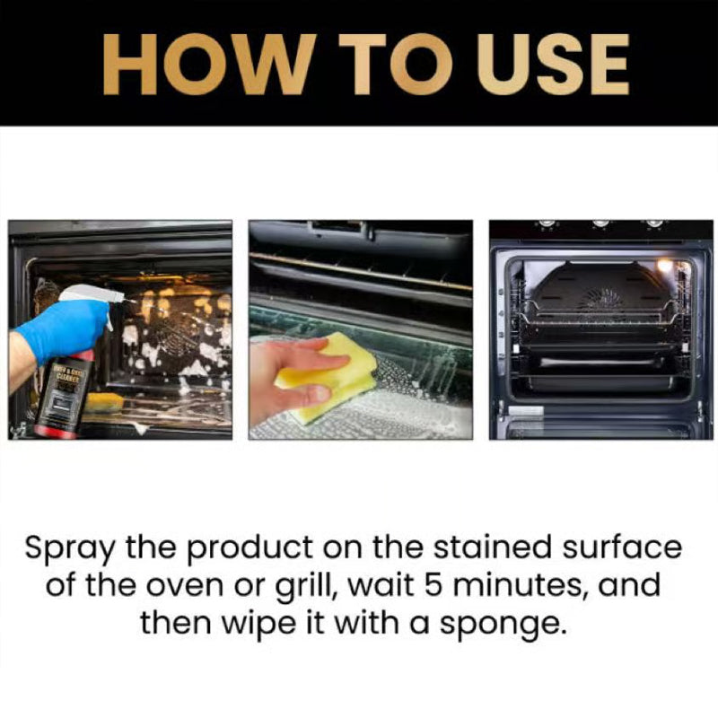 🧼 ¡COMPRA 2 Y LLÉVATE 1 GRATIS! ✨ Spray limpiador para horno y parrilla: disuelve la grasa en 5 minutos, sin frotar y elimina los olores 🔥