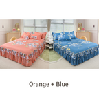 Juego de sábanas de tres piezas con dobladillo con volantes 🛏️
