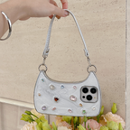 Funda creativa para iPhone con asa superior