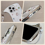 Funda creativa para iPhone con asa superior