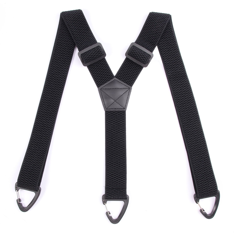 Tirantes para hombre con espalda cruzada y hebillas de gancho.