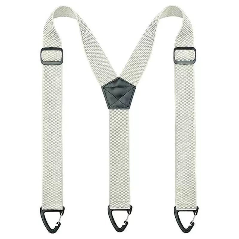 Tirantes para hombre con espalda cruzada y hebillas de gancho.