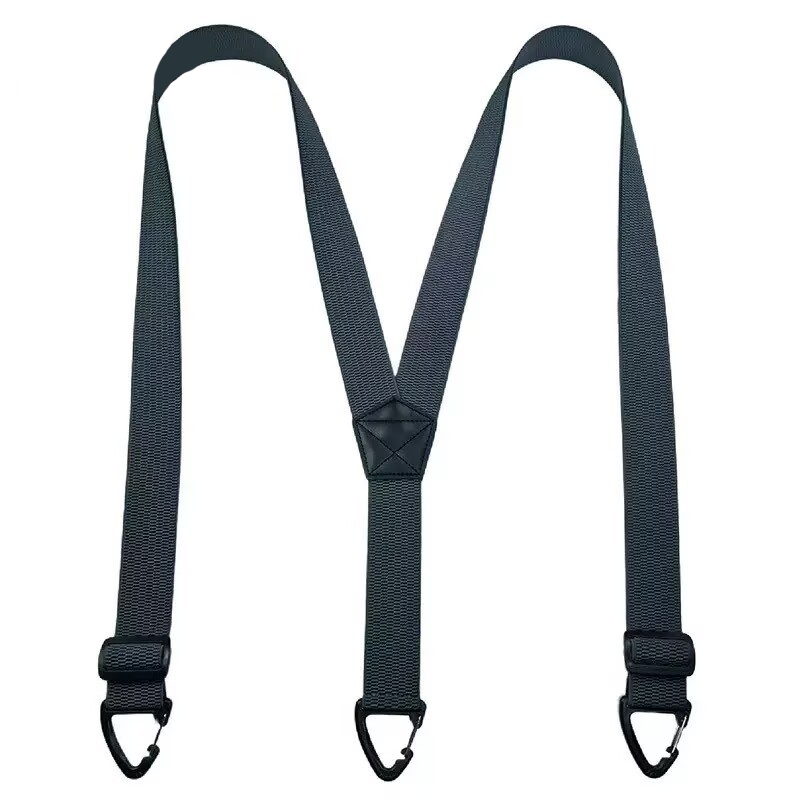 Tirantes para hombre con espalda cruzada y hebillas de gancho.