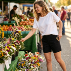 Pantalones cortos de talle alto para mujer: control de abdomen y realce de glúteos, elásticos.