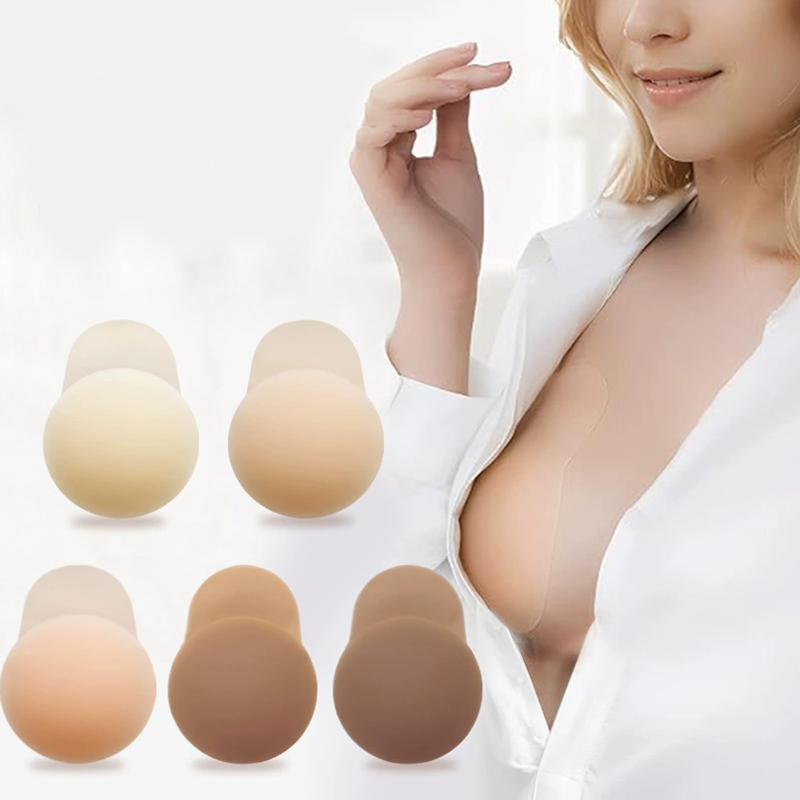💞¡Compra 1 y llévate 1 GRATIS!🌈✨ Cubrepezones adhesivos invisibles con efecto lifting para mujeres