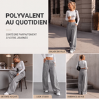 👖 Pantalones anchos y relajados con corte holgado para mujer