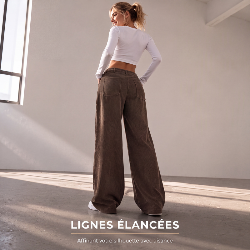 👖 Pantalones anchos y relajados con corte holgado para mujer